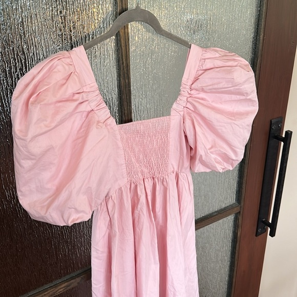 Maeve pink puff sleeve dress size XS new - Picture 14 of 14
